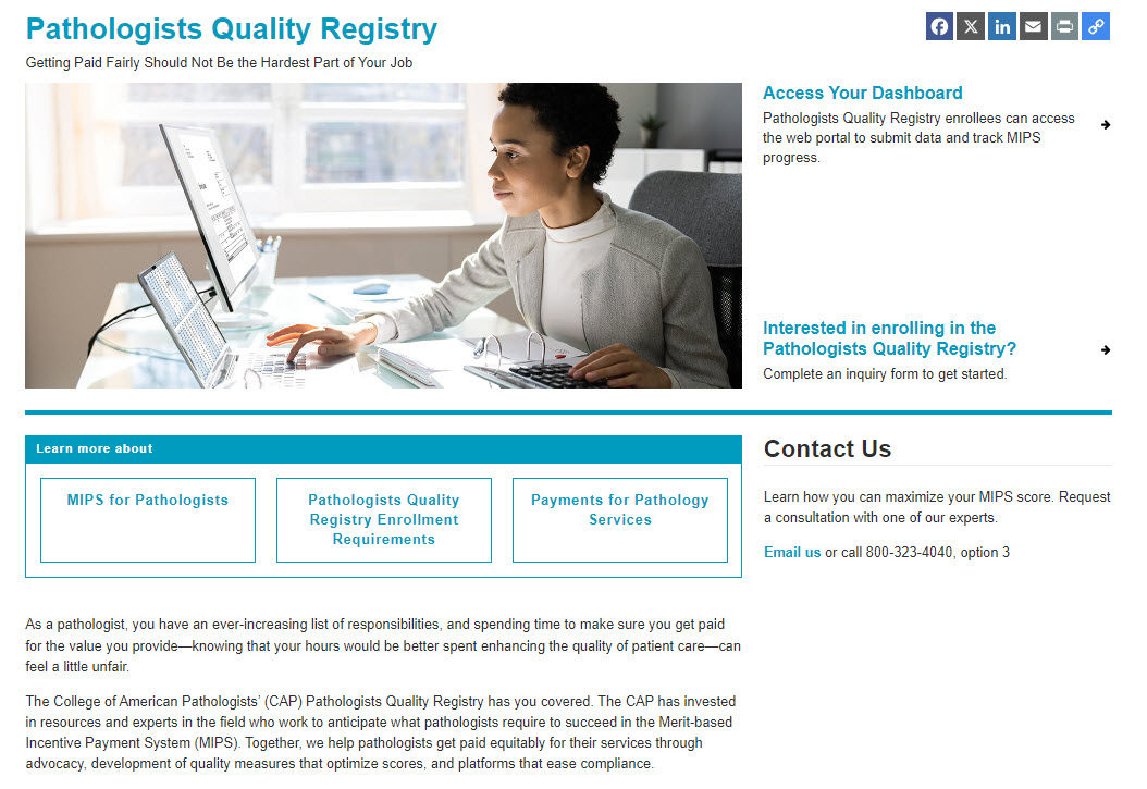path quality registry-1