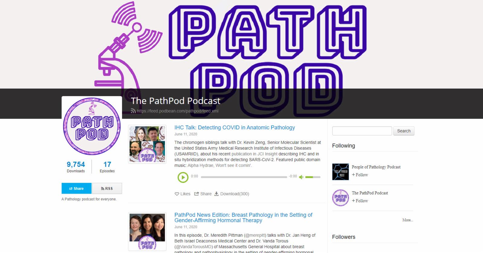 PathPod: A Pathology Podcast for Everyone